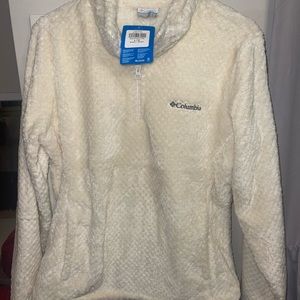 WOMENS COLUMBIA BEACH FOREST 1/4 ZIP
